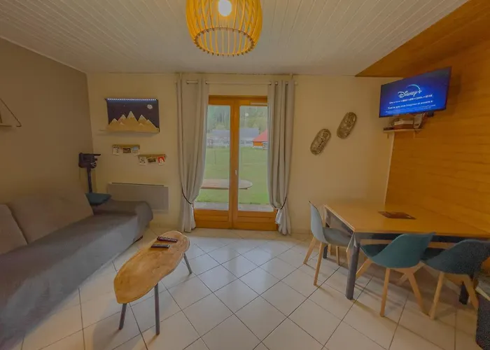 아파트 Joli T2, Escale Les Airelles, Rez De Jardin Proche 제라르메르